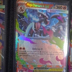 Mega Charizard X EX Holographic Card